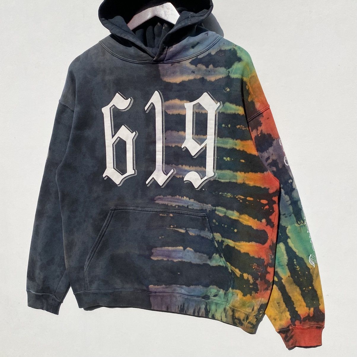 WWE Vintage 2003 Rey Mysterio 619 WWE Hoodie Tie Dye SunFaded Size US M / EU 48-50 / 2 - 4 Thumbnail