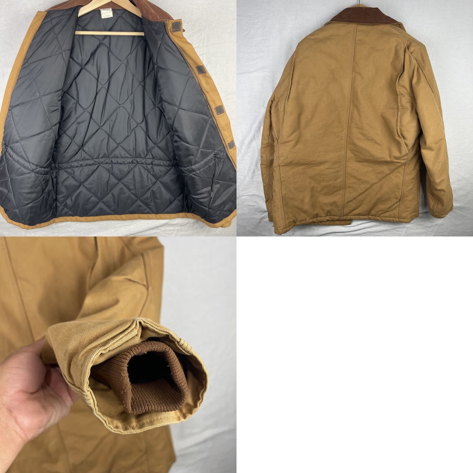 Carhartt VINTAGE Carhartt Jacket Mens 42 Brown Duck Traditional Coat Quilt Lined Corduroy Jacket Size US XS / EU 42 / 0 - 10 Thumbnail