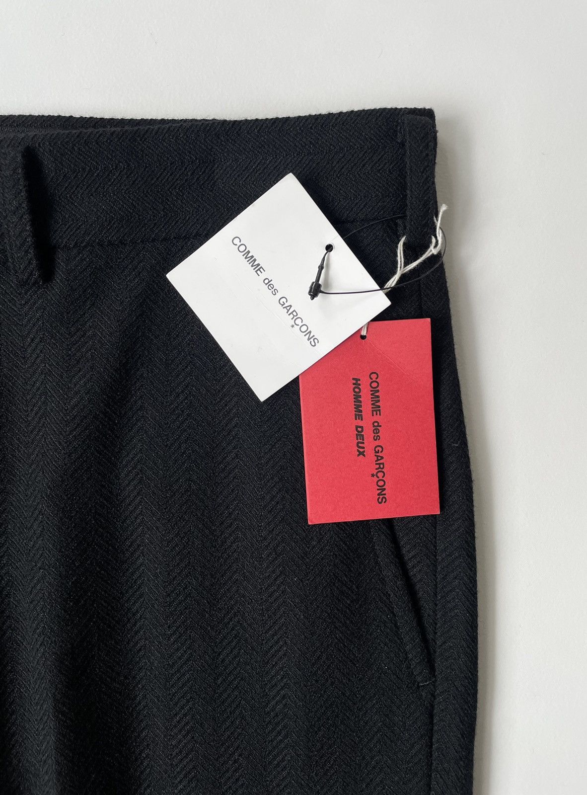 Comme des Garcons A/W 08 Herringbone Wool Trousers Size US 32 / EU 48 - 4 Thumbnail