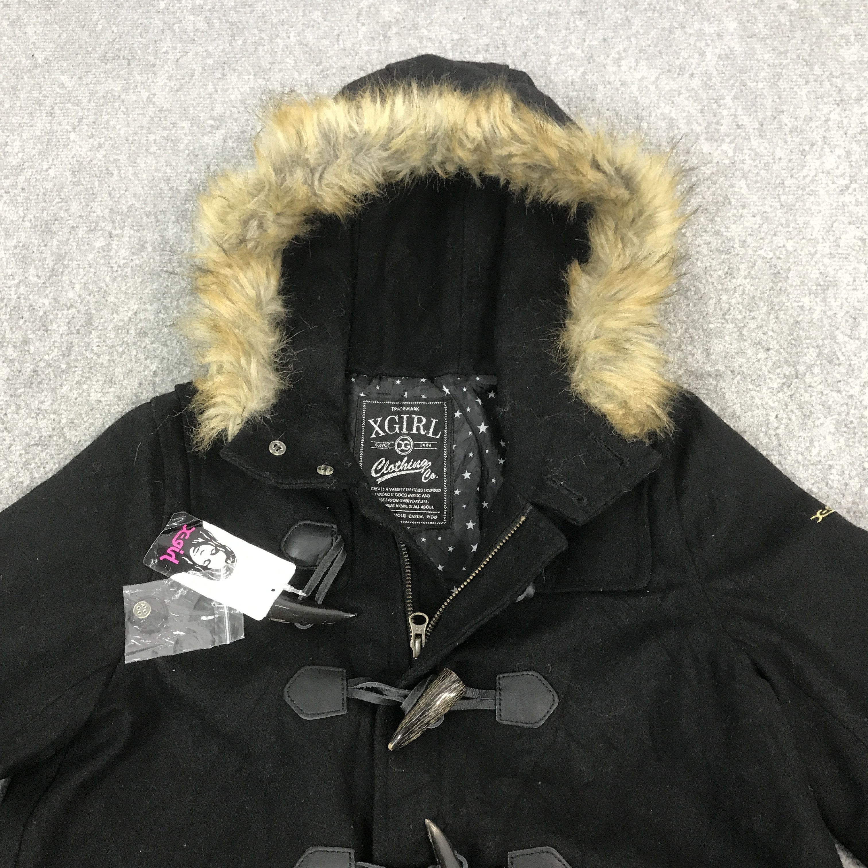 Japanese Brand Rare xgirl Wool fur hoodie jacket Size M / US 6-8 / IT 42-44 - 8 Thumbnail