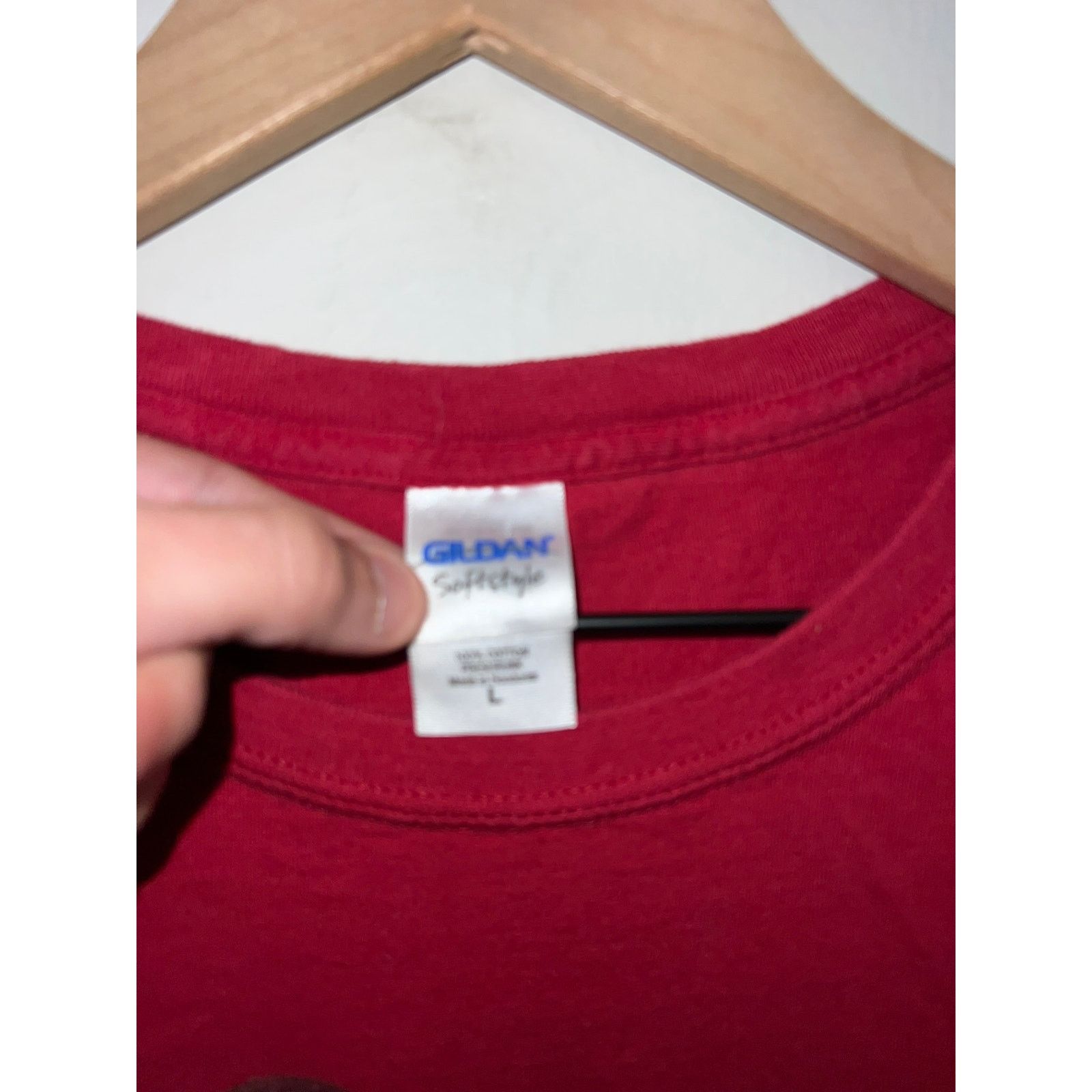 Gildan Womens Josh Turner Country Shirt Tour Concert Red Tee Large Size L / US 10 / IT 46 - 5 Thumbnail