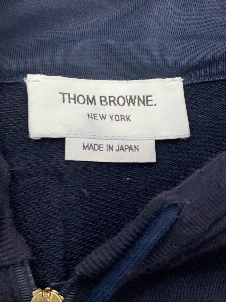 Thom Browne Thom browne Dark blue deconstructed fake two-piece suit zip Size US L / EU 52-54 / 3 - 6 Thumbnail