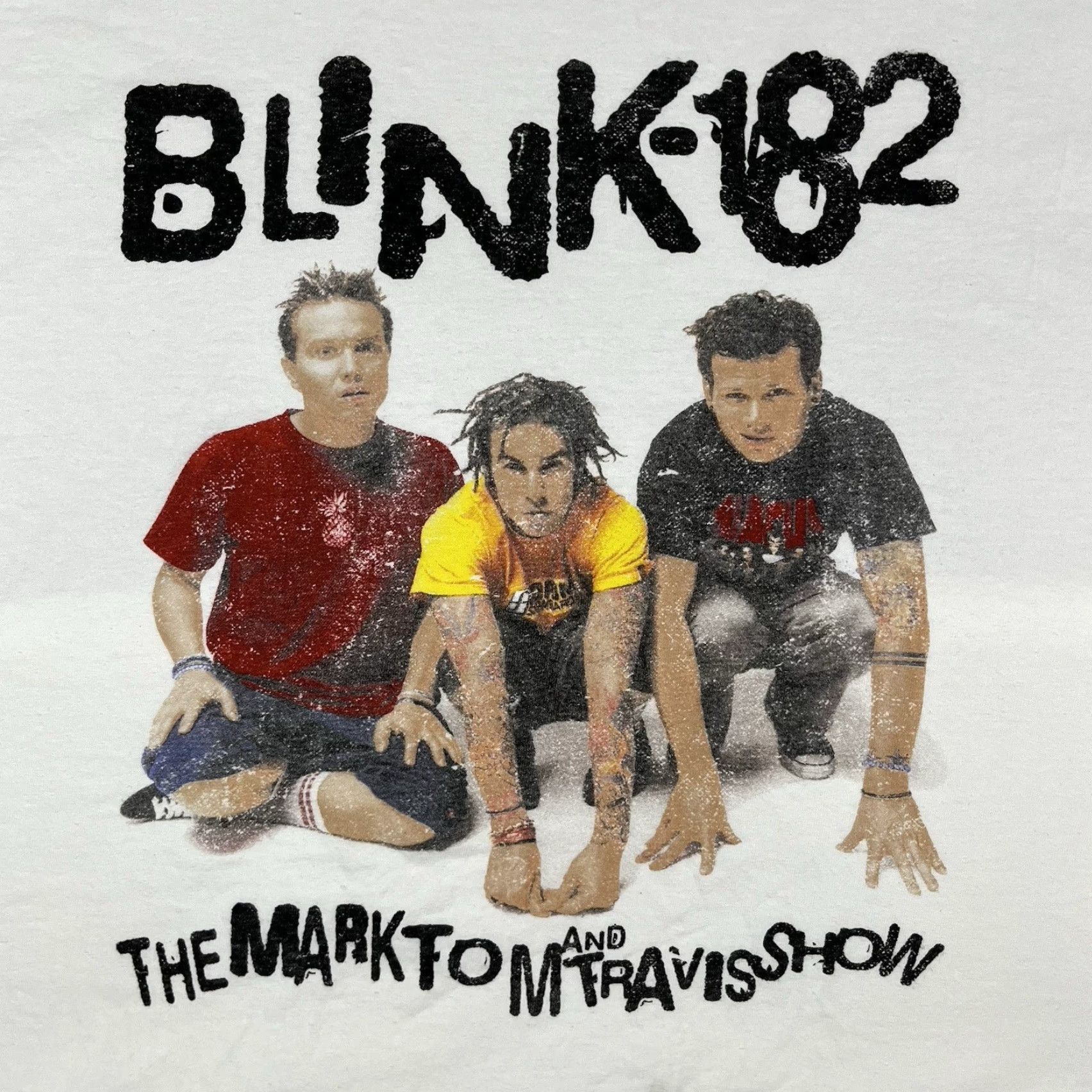 Vintage Blink 182 Shirt Mens XL Vintage Y2K Mark Tom Travis Show Punk Band Tee 2000 Tour Size US XL / EU 56 / 4 - 3 Thumbnail