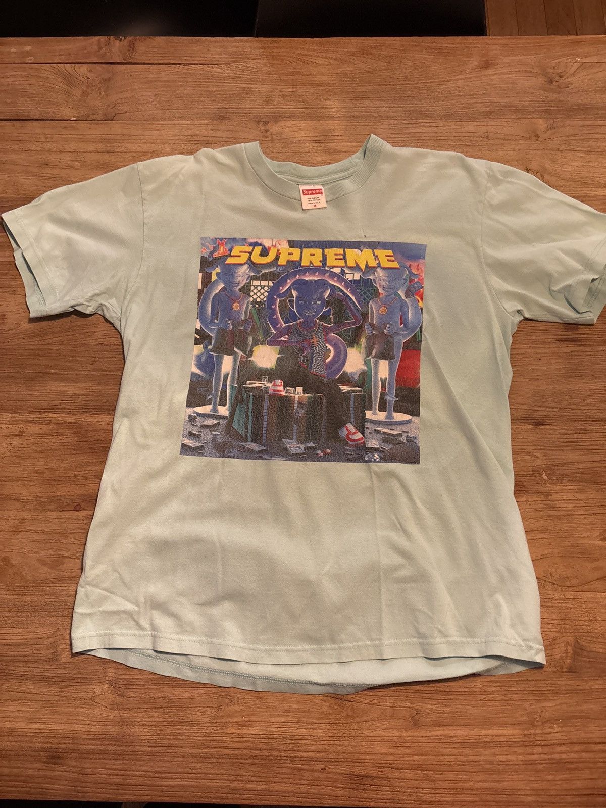 Supreme Supreme Richest Tee in turquoise Size US M / EU 48-50 / 2 - 2 Thumbnail