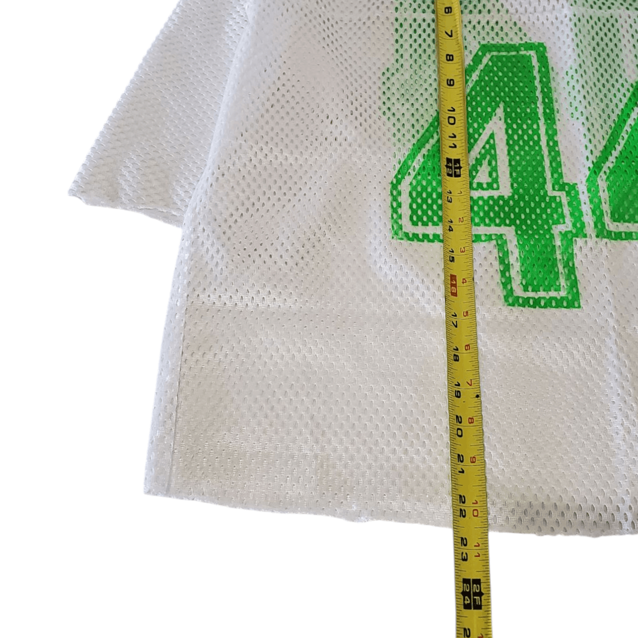 Vintage Spalding Neon Crop Top Football Jersey Size XL / US 12-14 / IT 48-50 - 4 Thumbnail