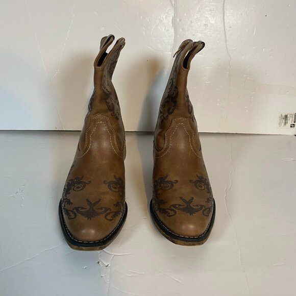 Other Dream Pairs Brown Western Women’s Cowgirl Ankle Boots Size 6 Size US 6 / IT 36 - 7 Thumbnail