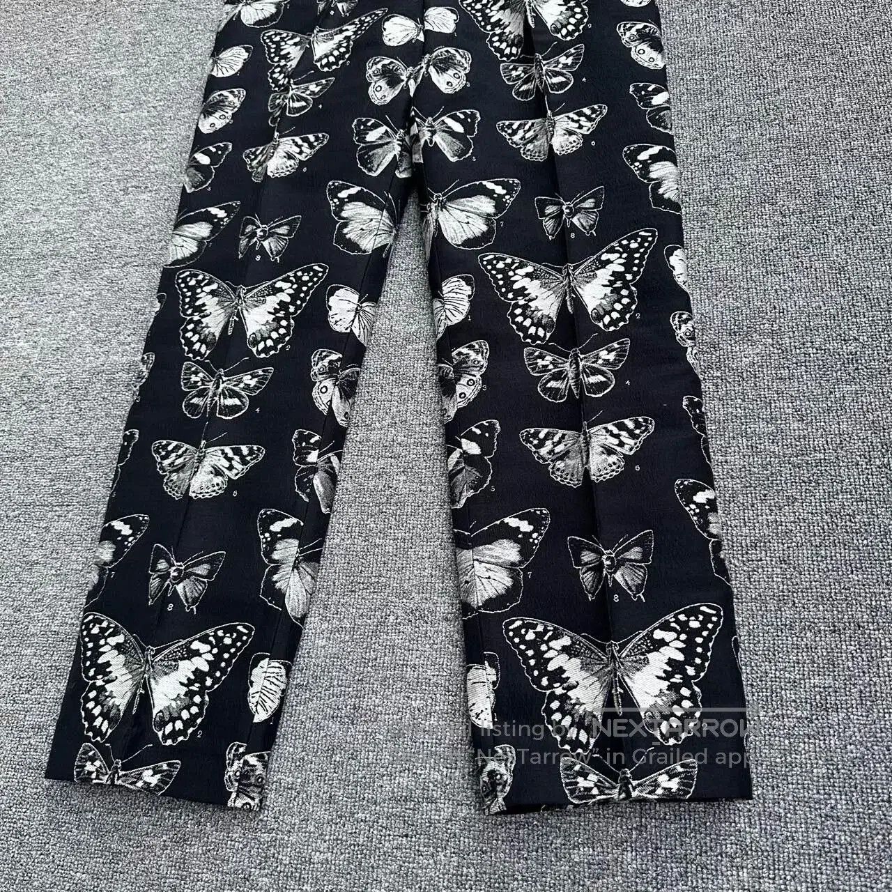Japanese Brand Alexander McQueen Butterfly Print Trousers. Size US 32 / EU 48 - 4 Thumbnail