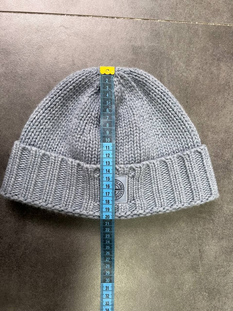 Stone Island Pastel Light-Blue Wool Beanie Hat Size ONE SIZE - 11 Thumbnail