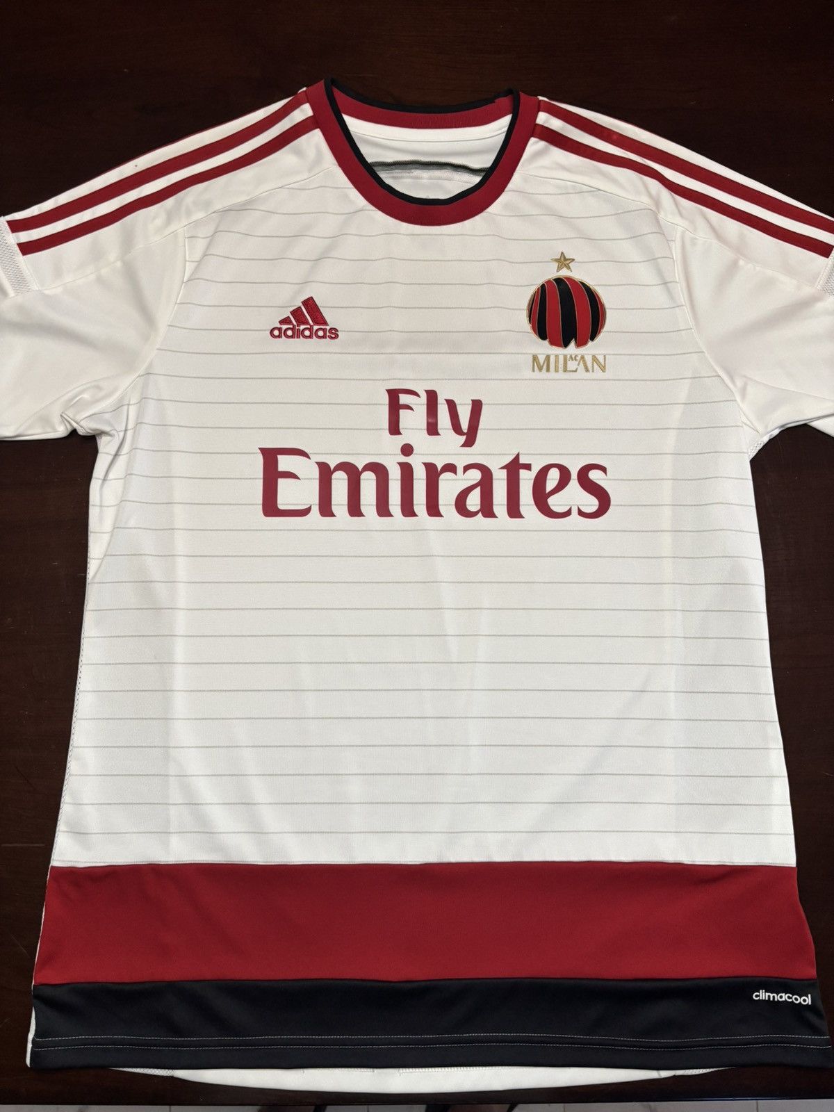 Adidas AC Milan 2014/15 Away Jersey Size US L / EU 52-54 / 3 - 1 Thumbnail