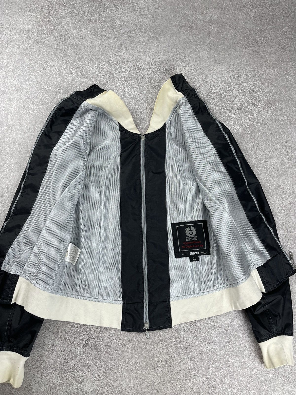 Belstaff × Vintage Vintage Belstaff Silver Label Nylon Reflective Jacket Size M / US 6-8 / IT 42-44 - 16 Thumbnail