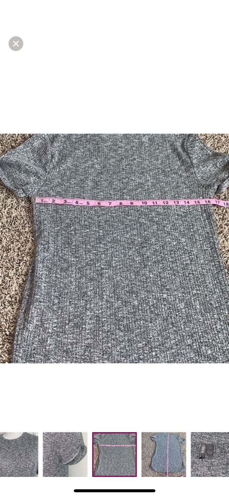 Asos ASOS medium ribbed T shirt dress Size M / US 6-8 / IT 42-44 - 2 Thumbnail