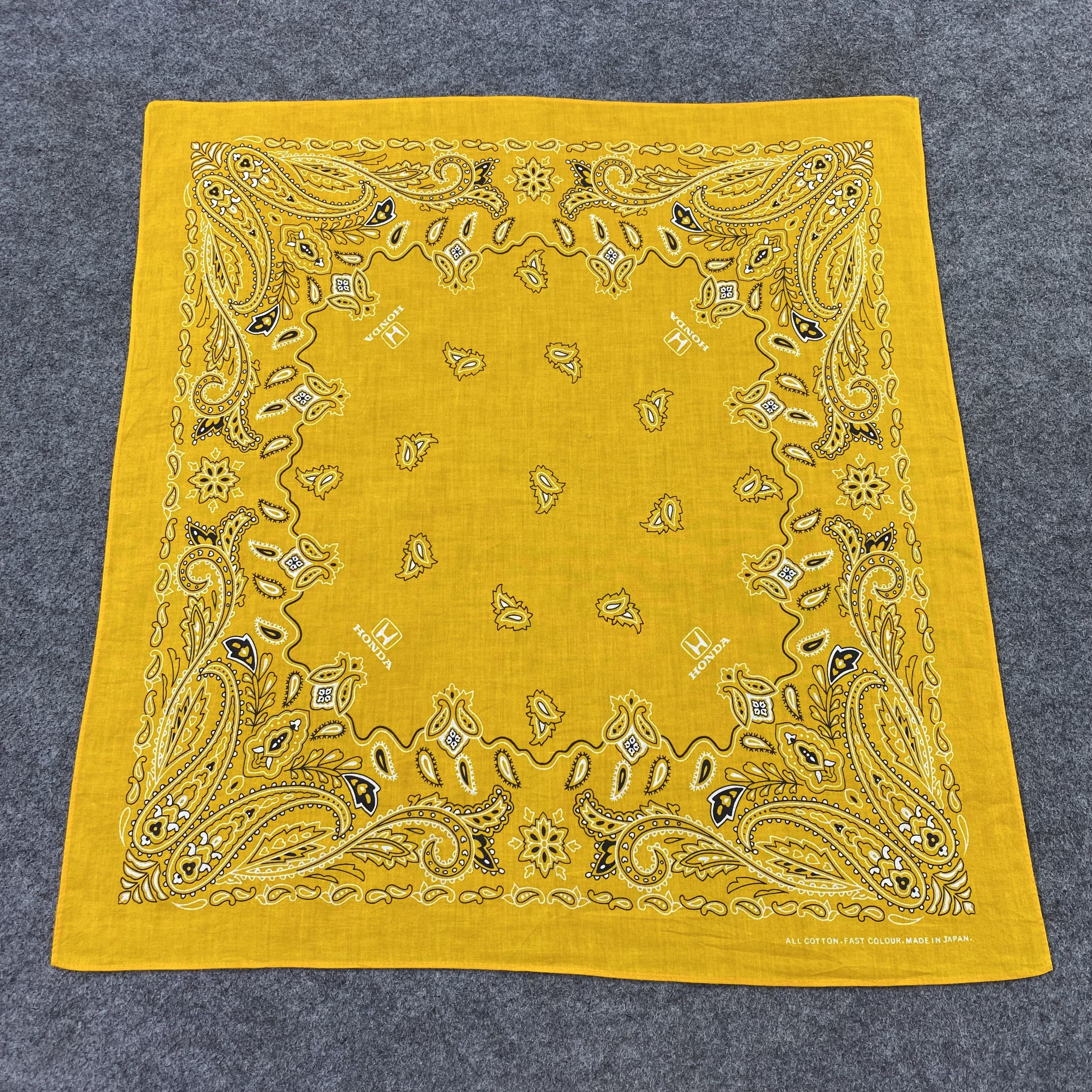 Japanese Brand Paislee Honda Handkerchief / Bandana / Neckerchief-B1421 Size ONE SIZE - 1 Thumbnail