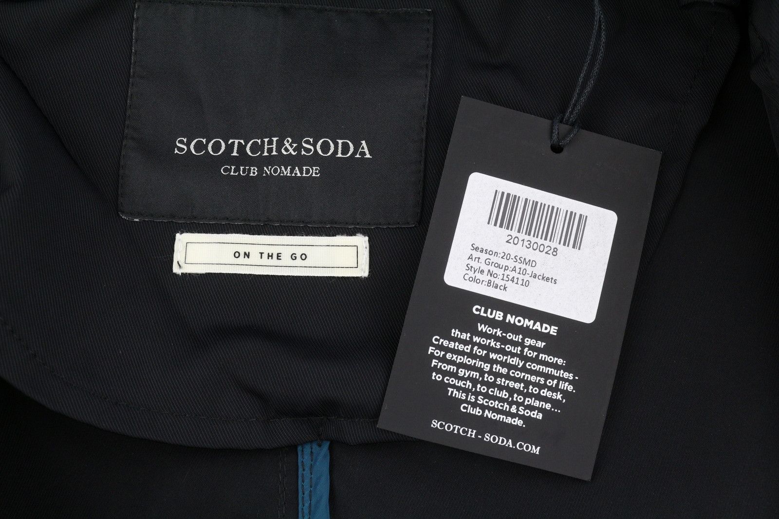 Scotch & Soda M Black Double Hood Lightweight Parka 88477 Size US M / EU 48-50 / 2 - 9 Thumbnail