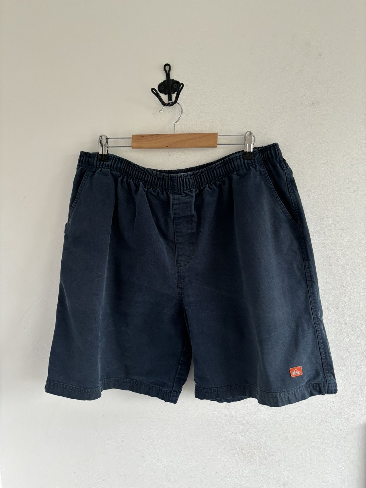 Japanese Brand × Quicksilver × Quiksilver Vintage Quicksilver Cotton Navy Shorts Size US 36 / EU 52 - 1 Thumbnail