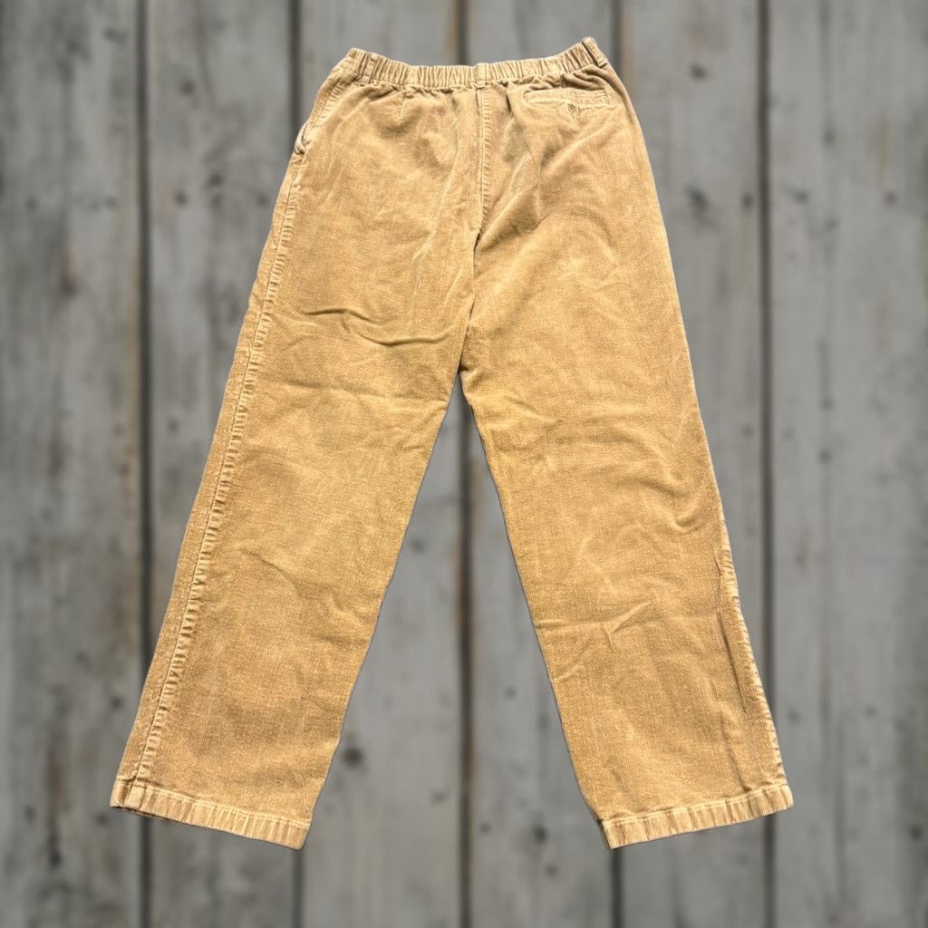 Vintage VINTAGE L.L.Bean Pants Women's 14W Beige Corduroy Cotton Blend Casual Dress Pants Womens Size 36" / US 14 / IT 50 - 1 Thumbnail