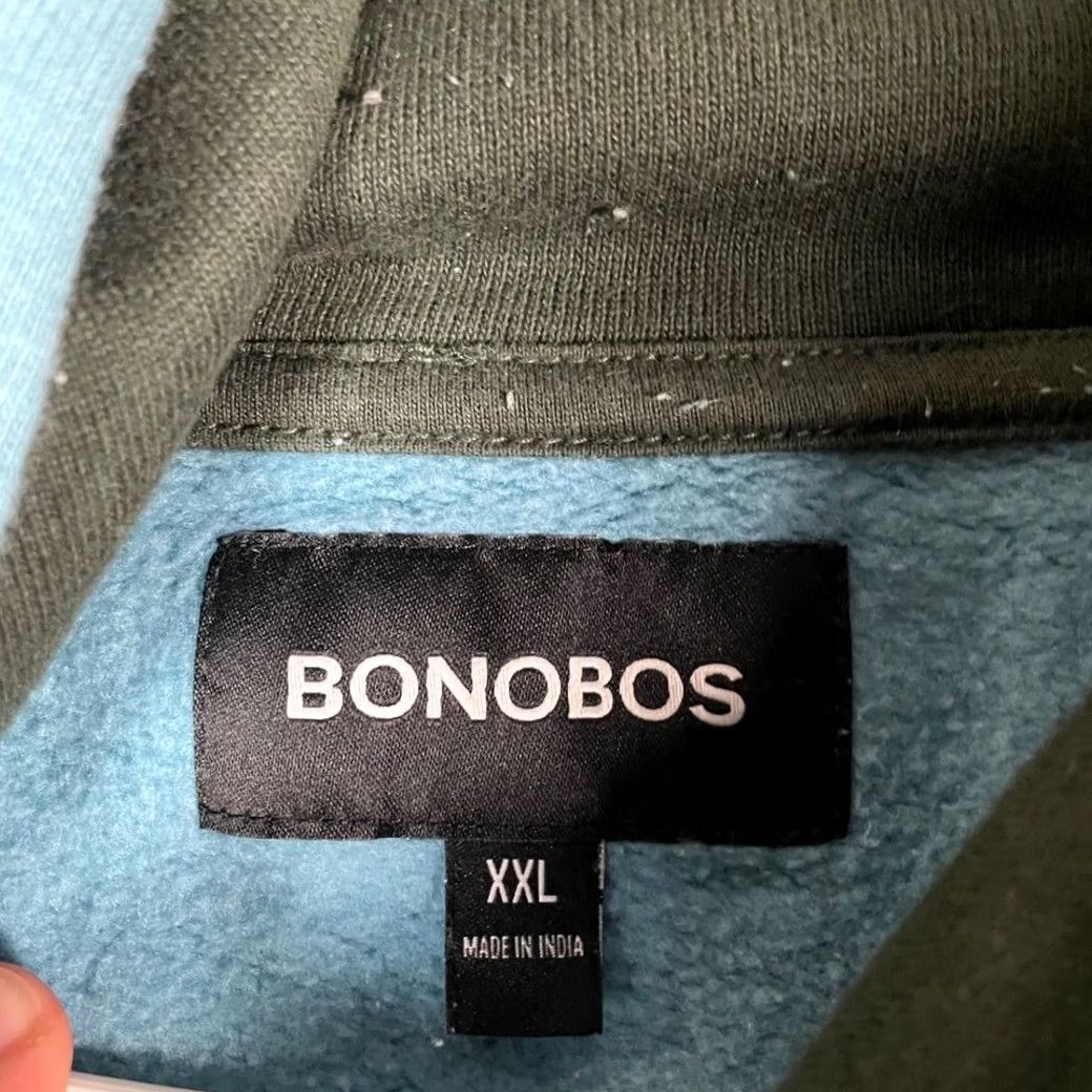 Bonobos BONOBOS Mens Puffin Bird Embroidered Pullover Hoodie Sweatshirt Blue 2XL Slim? Big & Tall (if applicable) Size US XXL / EU 58 / 5 - 4 Thumbnail