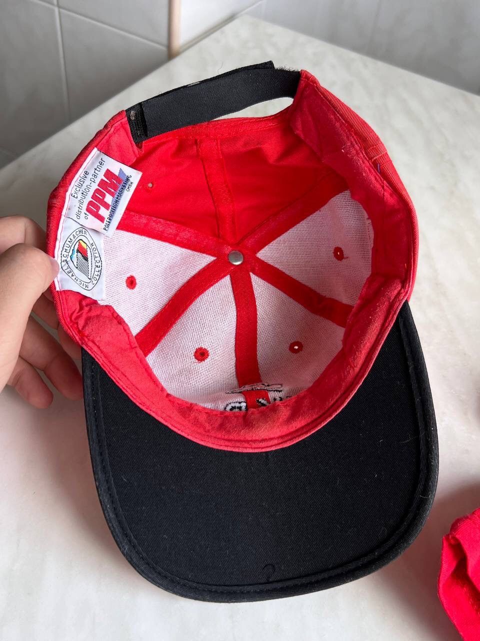 Ferrari 1998 Michael Schumacher Dekra Hat Cap Ferrari Vintage Size ONE SIZE - 8 Thumbnail