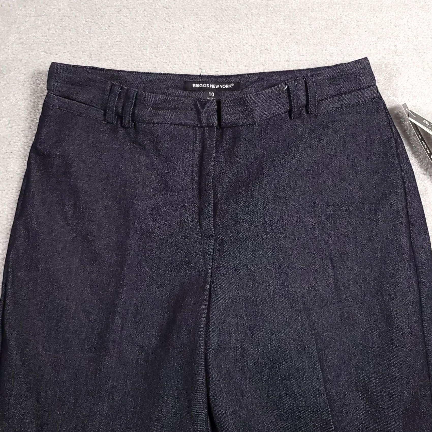 Vintage VINTAGE Briggs New York Dress Pants Women's 10 Blue Capri Mid Rise Pockets Size 32" / US 10 / IT 46 - 4 Thumbnail