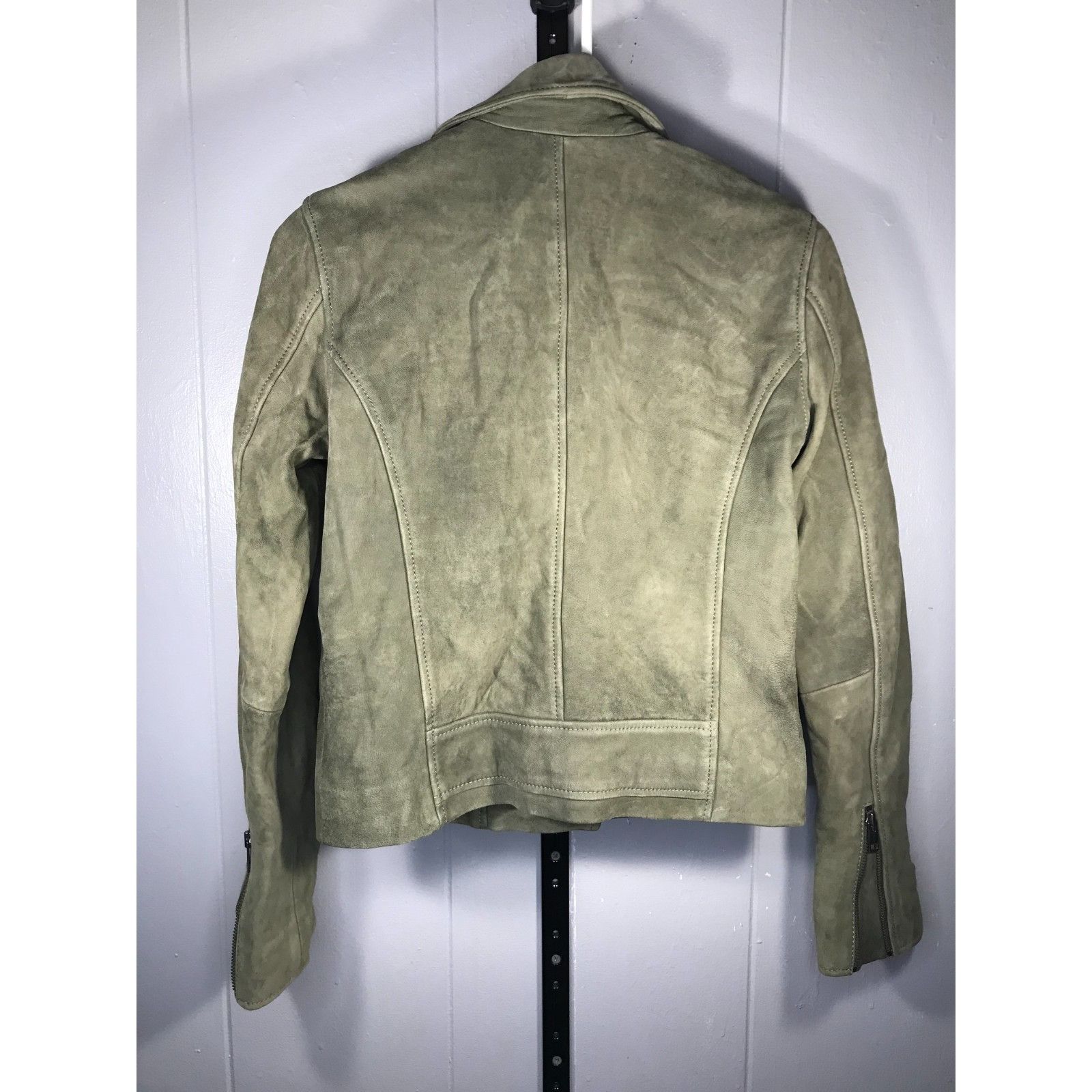 Lucky Brand Lucky Brand Women's XS Suede Moto Jacket Lamb Leather Super Size XS / US 0-2 / IT 36-38 - 2 Thumbnail