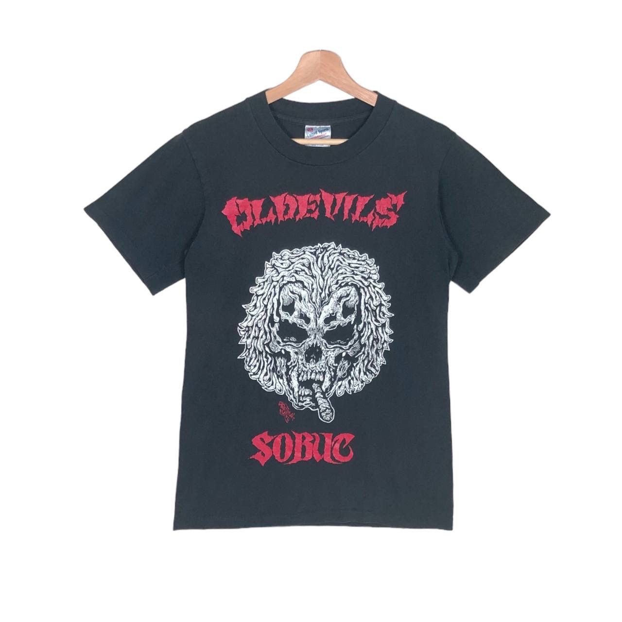 Band Tees × Vintage Vintage 90s Sobut/Balzac Oldevils Legend Of Blood Band Tee Size US S / EU 44-46 / 1 - 1 Thumbnail