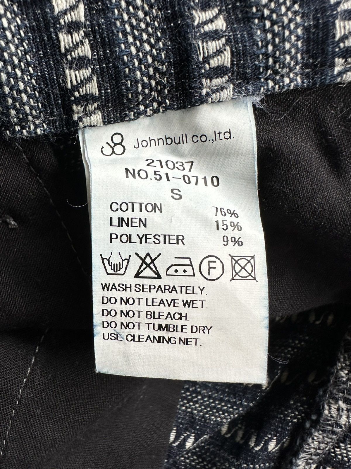 Johnbull 00's JOHNBULL Japan weaves indigo pants Size US 29 - 10 Thumbnail