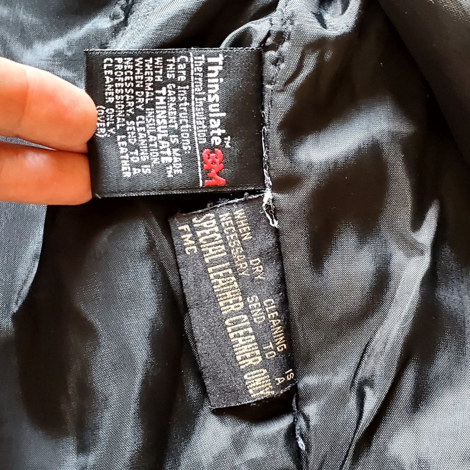 Wilson Wilson 100% Leather Jacket Men Black Lined Full Zip XXL Size US XXL / EU 58 / 5 - 9 Thumbnail