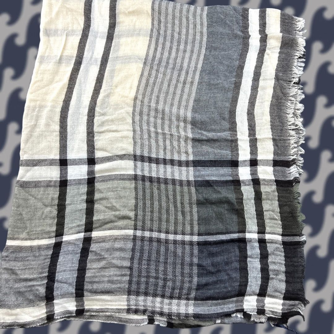 Jacob Cohen Jacob Cohen Wool Scarf Multicolor Knitted Check Plaid made in Italy Shawl Unisex 64 x 56 Size ONE SIZE - 1 Thumbnail
