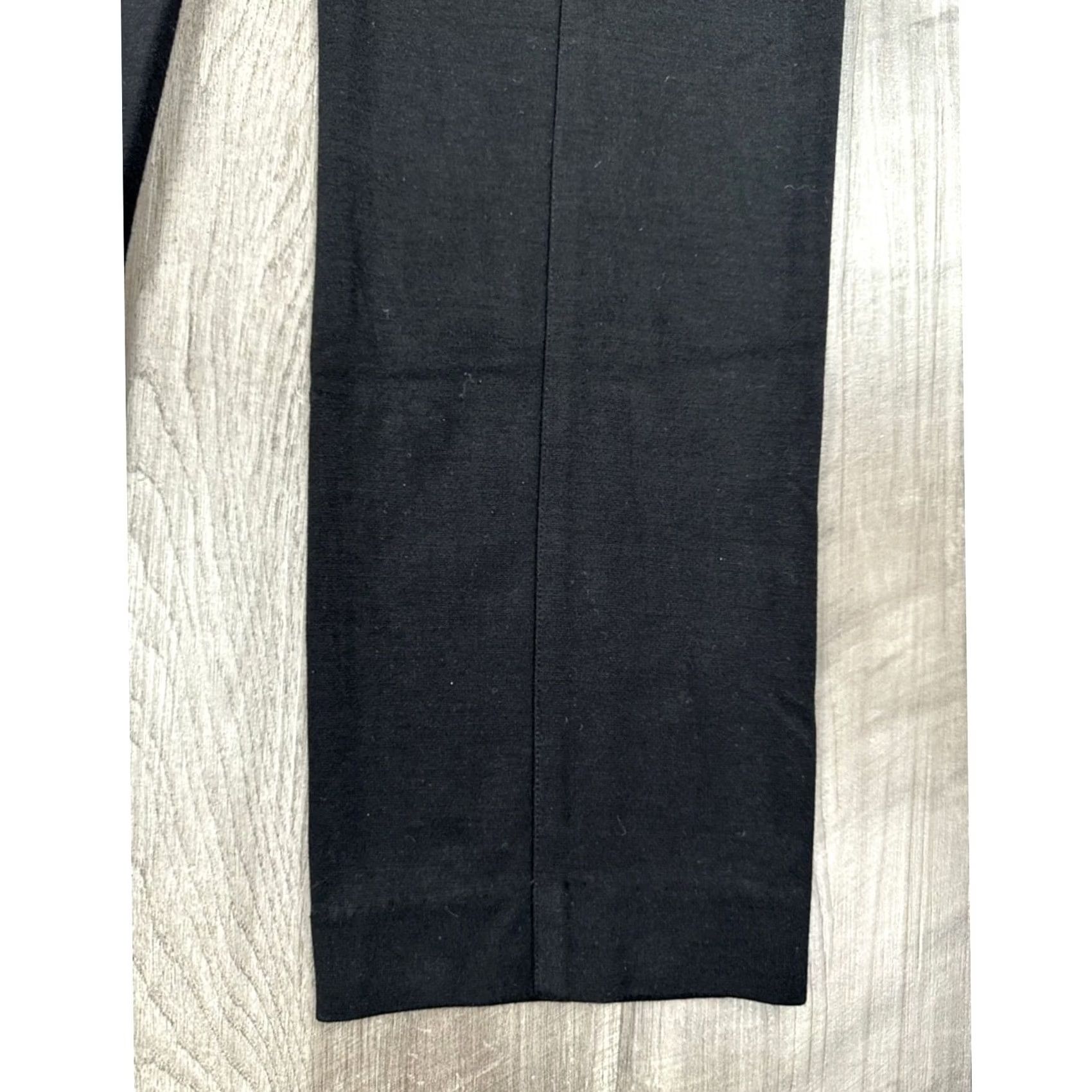 Vintage Cabi Audrey Front Seam Tapered Skinny Trouser Pants - 8 Black Dress Pants Women 8 Regular Size 30" / US 8 / IT 44 - 3 Thumbnail