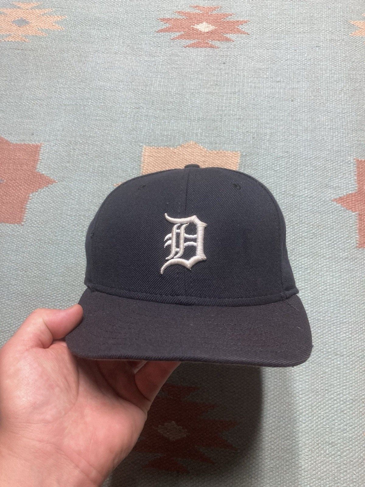 Vintage Authentic Detroit Tigers 7 3/8 New Era 59Fifty Fitted Hat Size ONE SIZE - 2 Thumbnail