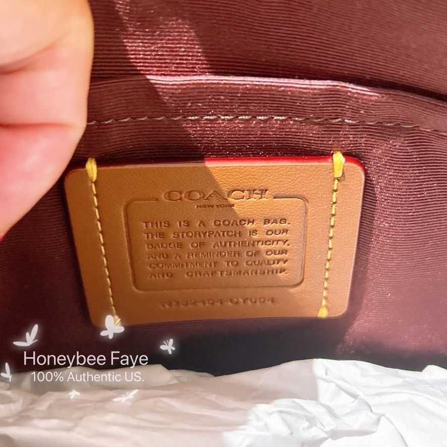 Coach Teri Shoulder Bag With Bow Charm CY654 Size ONE SIZE - 6 Thumbnail