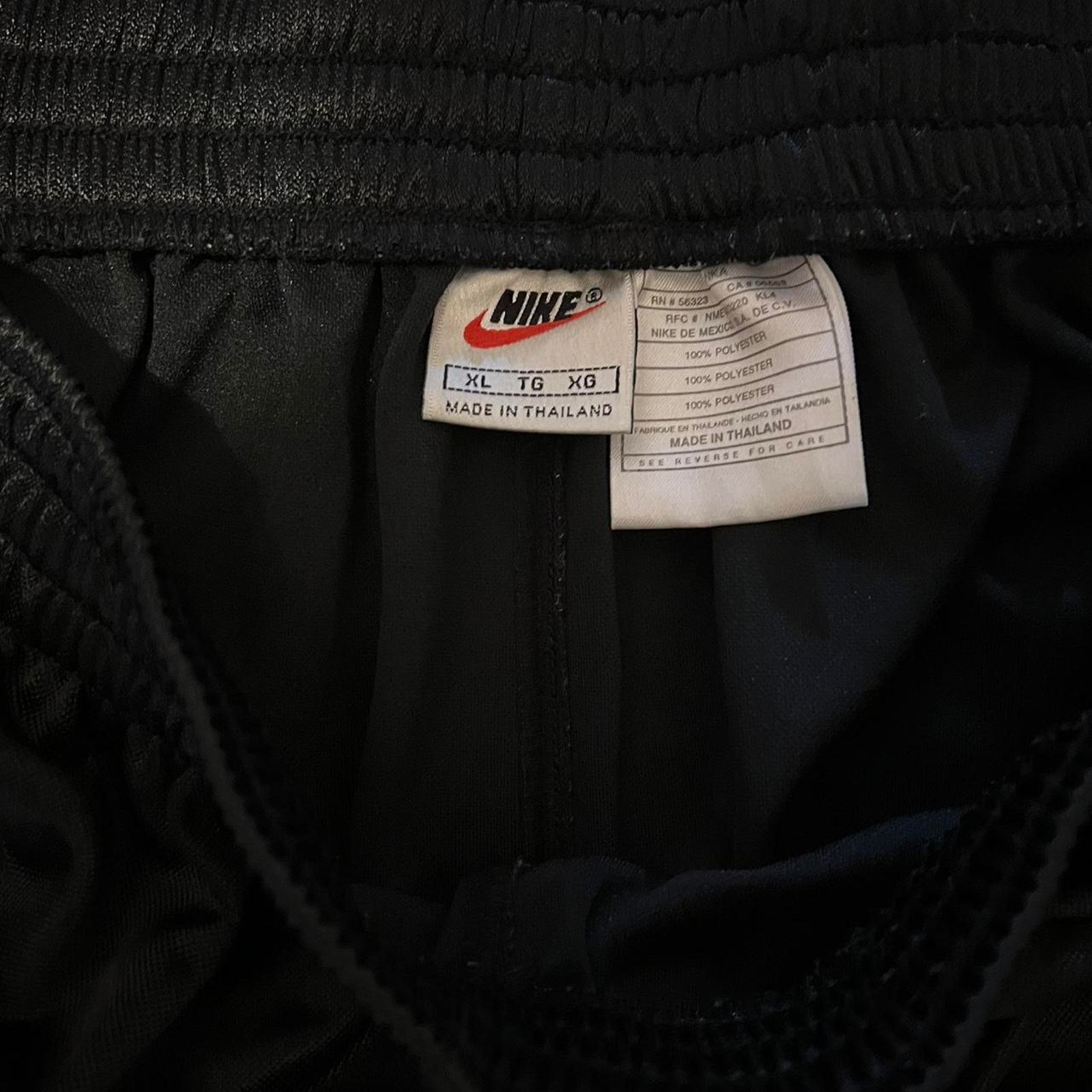 Nike × Vintage Vintage nike black track pants y2k baggy wide leg skater Size US 36 / EU 52 - 3 Thumbnail