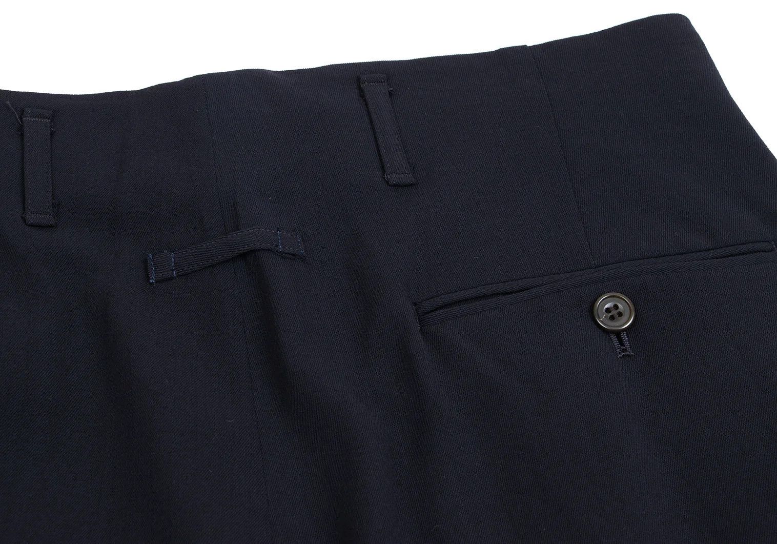 Jean Paul Gaultier Wool Tuck Pants in Navy Size 48 Size US 32 / EU 48 - 11 Thumbnail