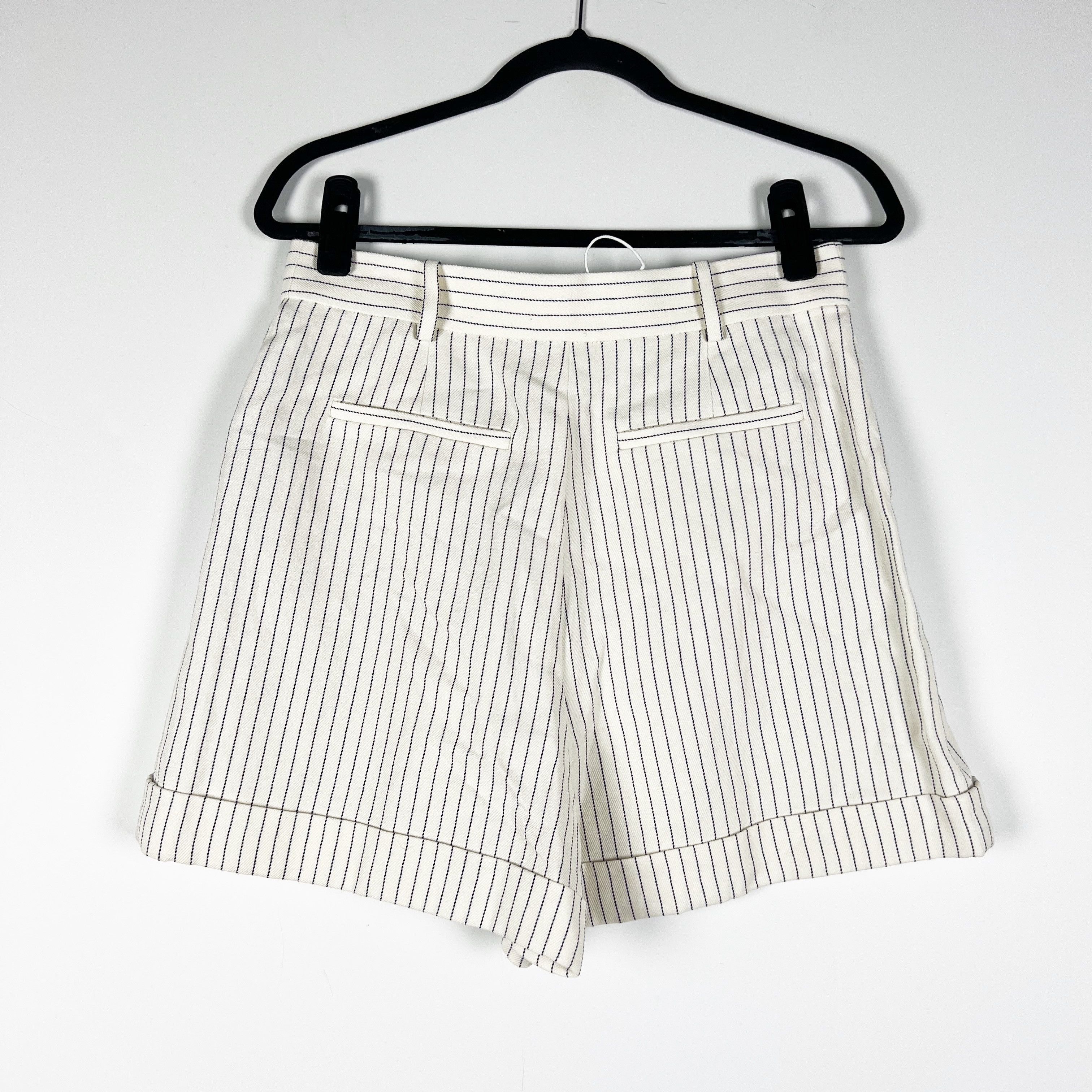 Frame NEW Frame Pleated Wide Cuff High Waisted Twill Size 28" / US 6 / IT 42 - 4 Thumbnail