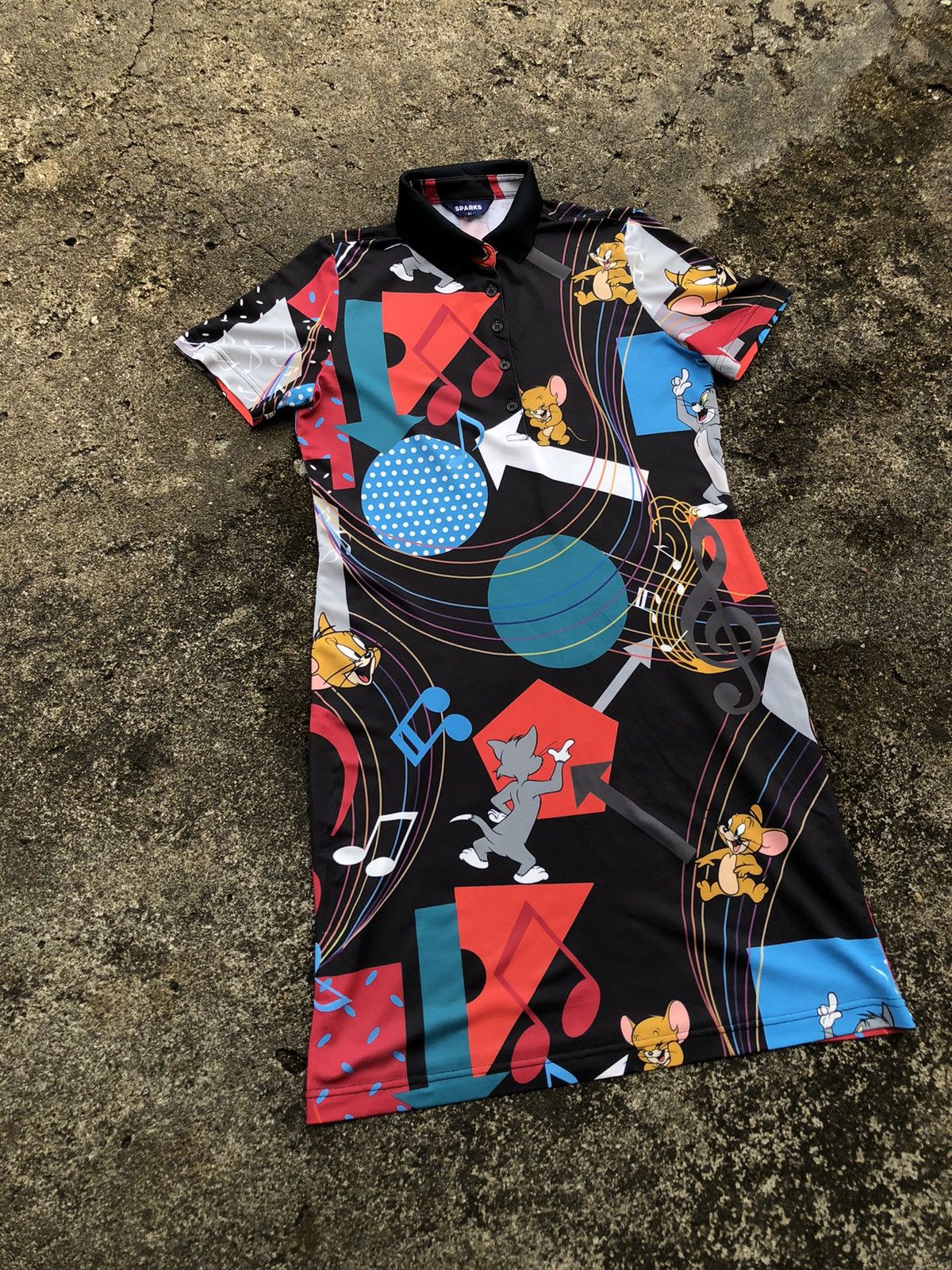 Japanese Brand Sparks Japan Tom and Jerry Cartoon Disney All Over Print Size XXL / US 16-18 / IT 52-54 - 14 Thumbnail