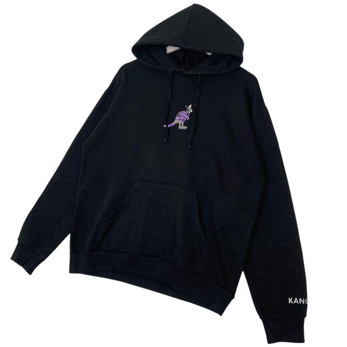 Other Vintage Kangol Sport Small Printed Logo Hoodie Black Size L Size US L / EU 52-54 / 3 - 2 Thumbnail