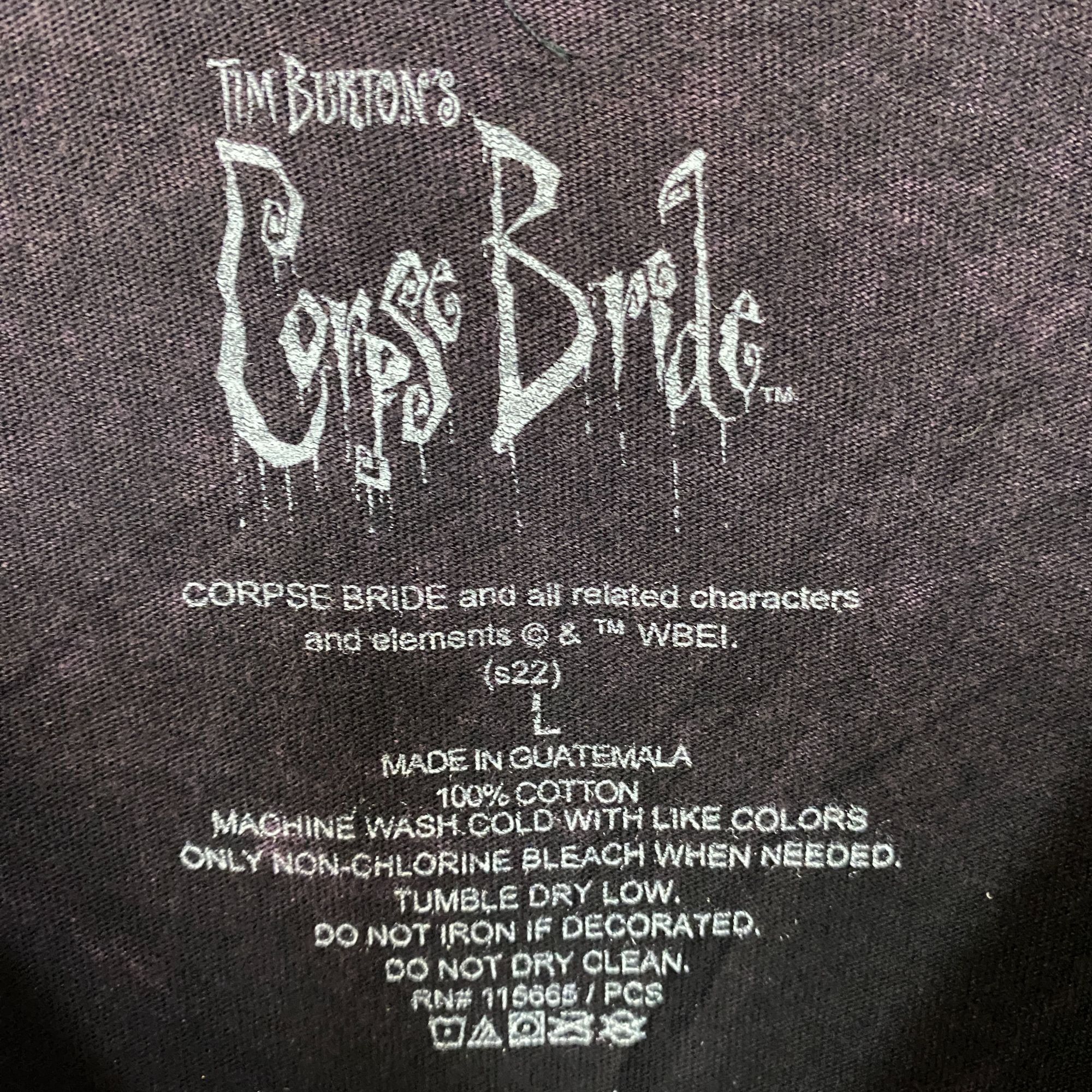 Disney Tim Burton The Corpse Bride Emily Retro Style Graphic Design Size US L / EU 52-54 / 3 - 5 Thumbnail