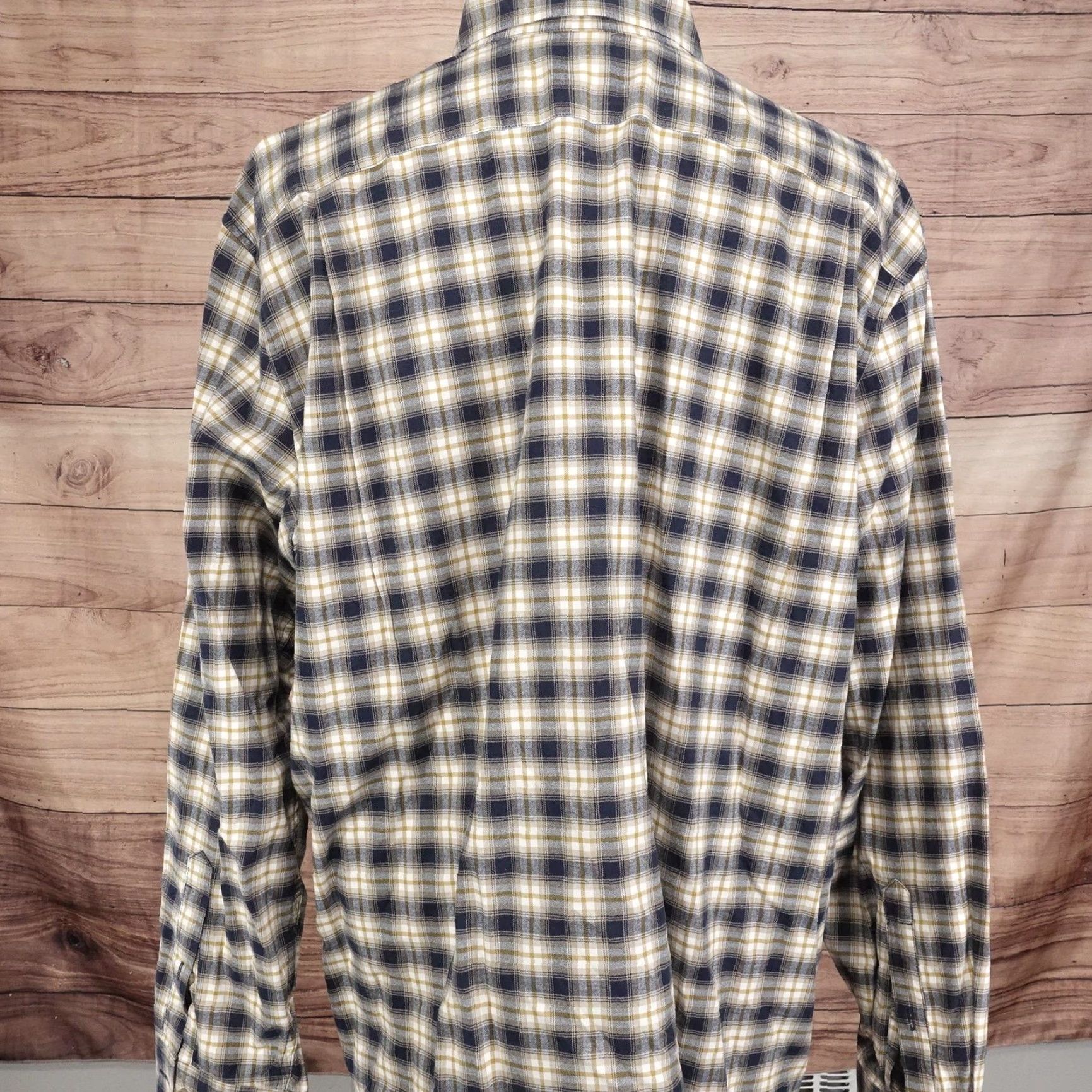 Eddie Bauer VINTAGE Eddie Bauer Shirt Mens 2XL Long Sleeve Cotton Flannel Plaid Button-Down Casual Men Size US XXL / EU 58 / 5 - 4 Thumbnail
