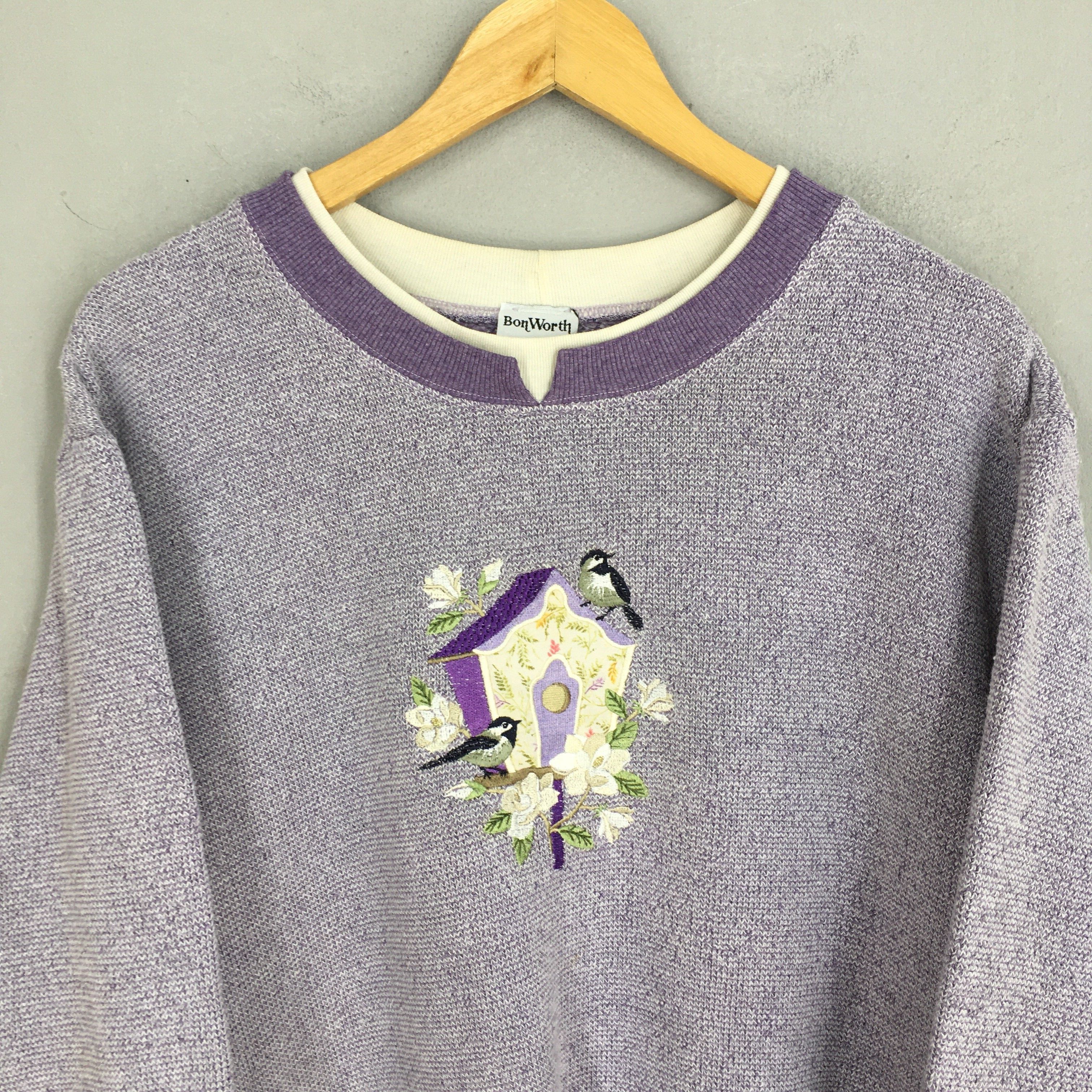 Habitat Vintage 90s Cardinal Bird House Sweatshirt XLarge Size US XL / EU 56 / 4 - 2 Thumbnail