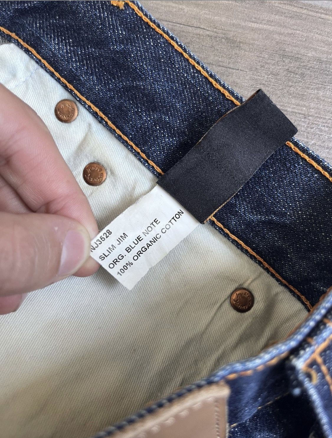Nudie Jeans × Vintage Nudie Blue Nore Regular Straight Jeans Denim Size US 31 - 6 Thumbnail