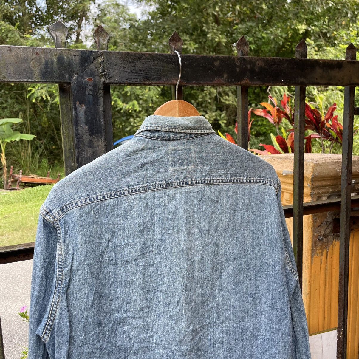 Levi's Vintage Clothing 🔥Vtg Levis Stoned Washed Double Pocket Women Buttons Shirts Size M / US 6-8 / IT 42-44 - 3 Thumbnail