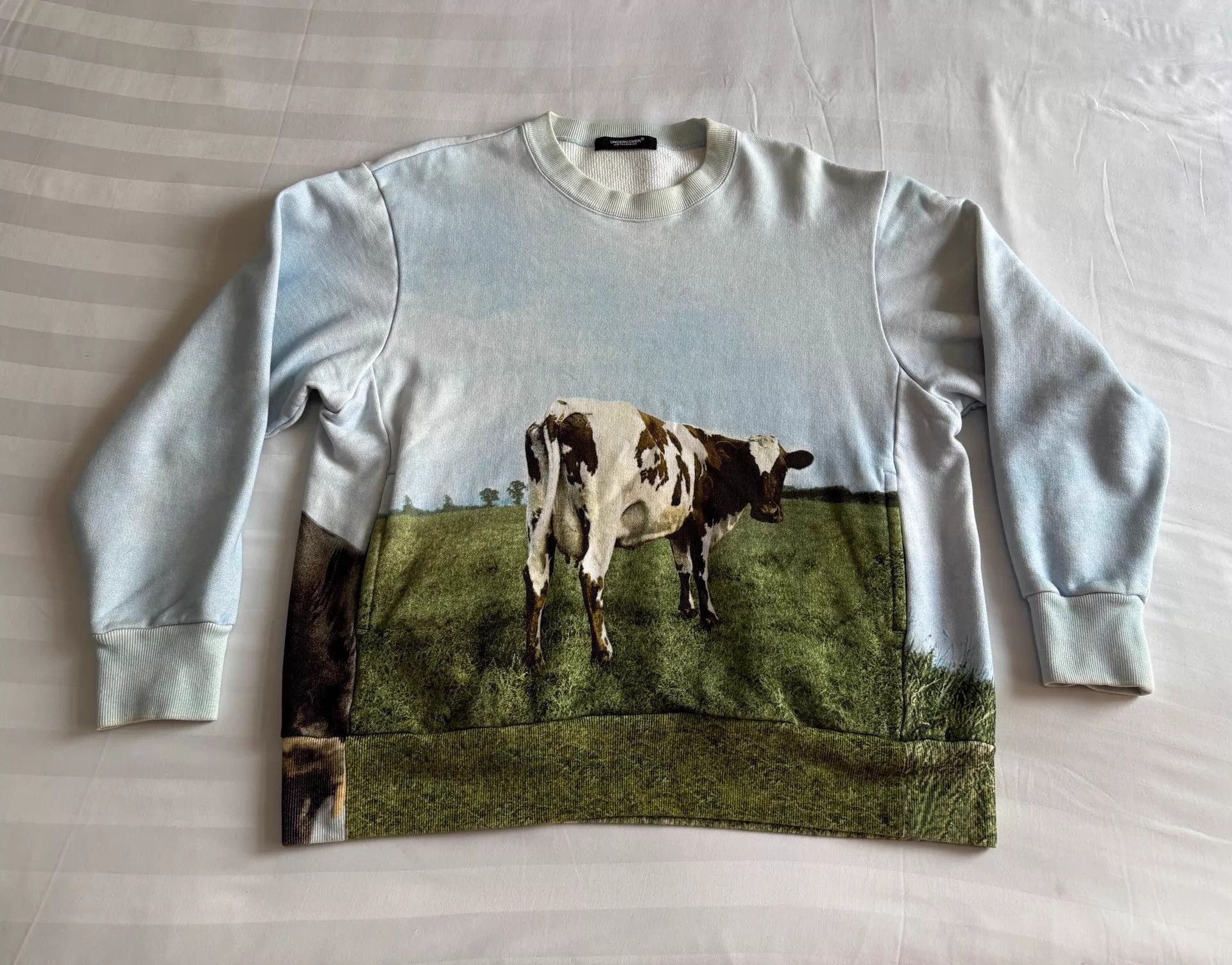 Undercover Undercover Cow Print (Pink Floyd AHM) Sweatshirt Size 2 Size US M / EU 48-50 / 2 - 2 Thumbnail
