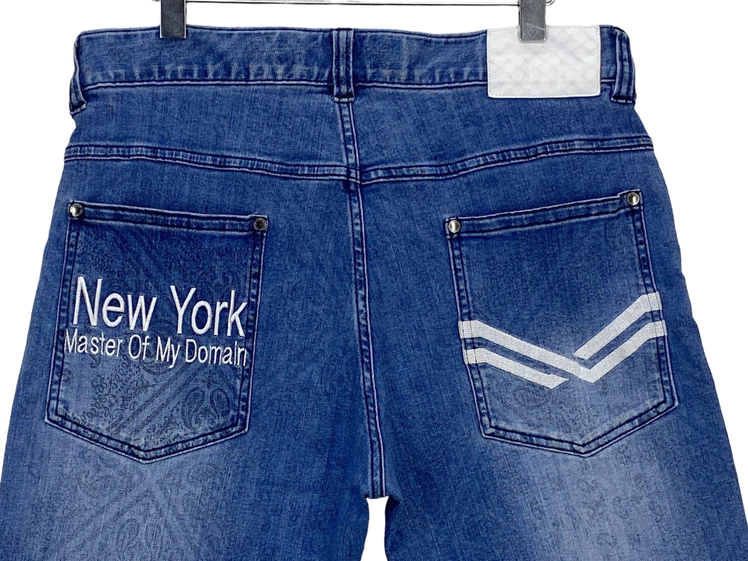 Karl Kani Short Denim Baggy Jeans Hip Hop Skateboard Pants Size US 34 / EU 50 - 6 Thumbnail