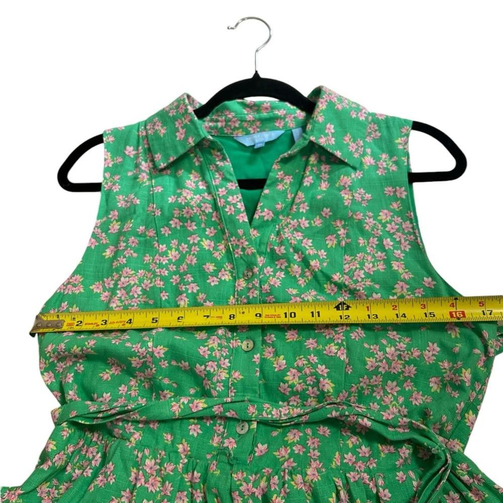Designer Draper James l RSVP Linen Blend Floral Maxi Dress Medium Size M / US 6-8 / IT 42-44 - 6 Thumbnail