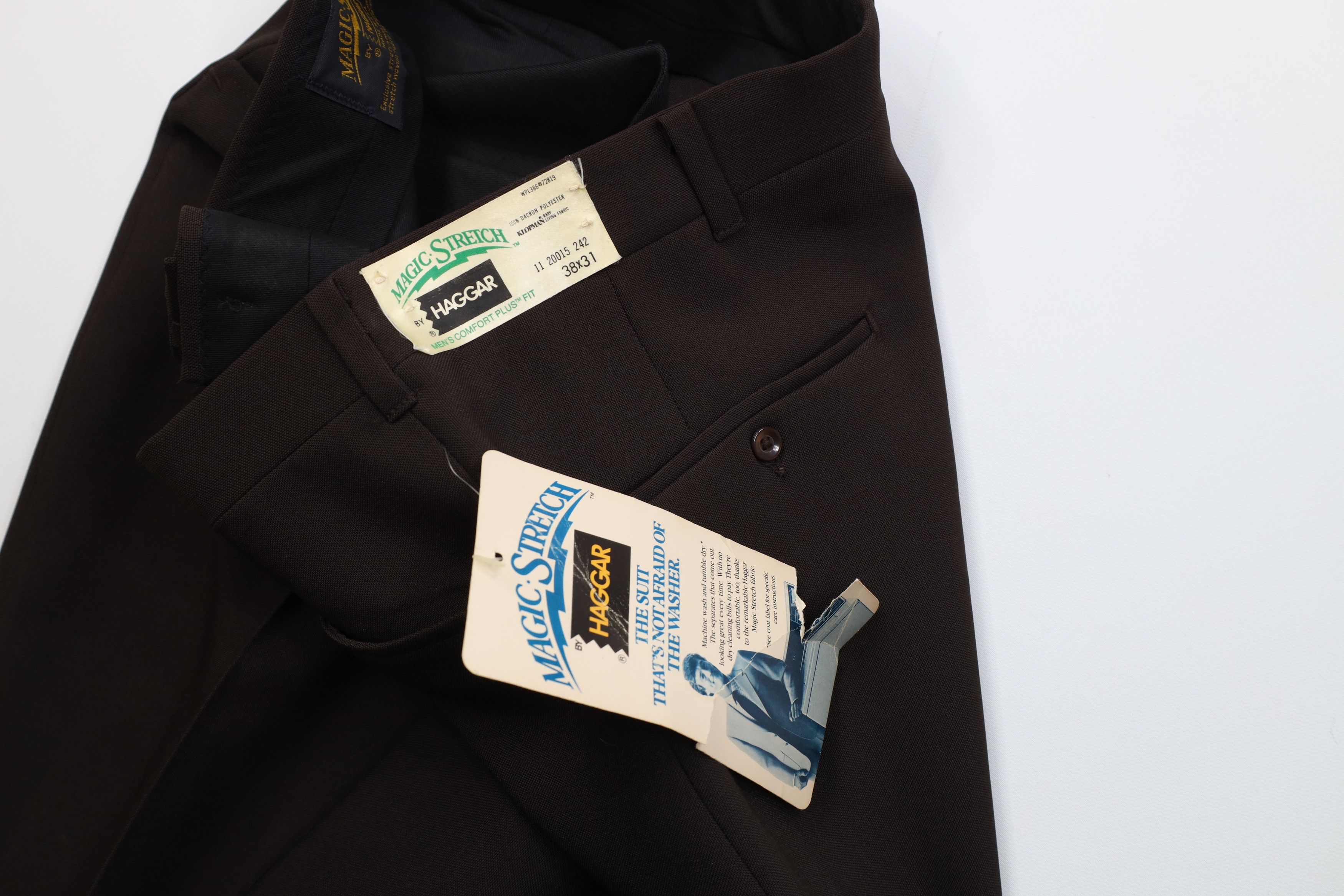 Vintage Deadstock Vintage 70s Streetwear Wide Leg Chino Pants Brown Size US 38 / EU 54 - 7 Thumbnail