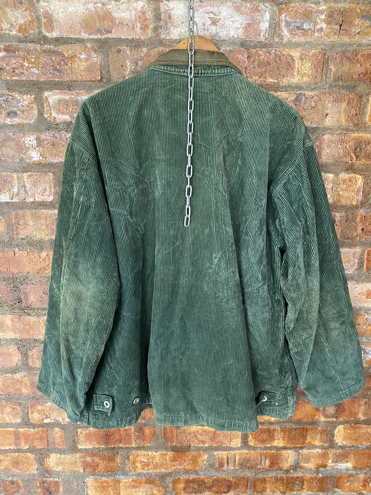 Nigel Cabourn 1990s Nigel Cabourn corduroy heavy leather collar Size US XL / EU 56 / 4 - 10 Thumbnail