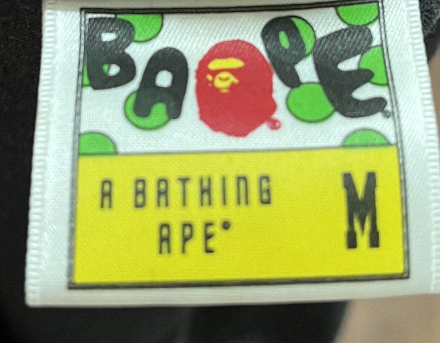 Bape Bape camo logo tee shirt Size US M / EU 48-50 / 2 - 4 Thumbnail