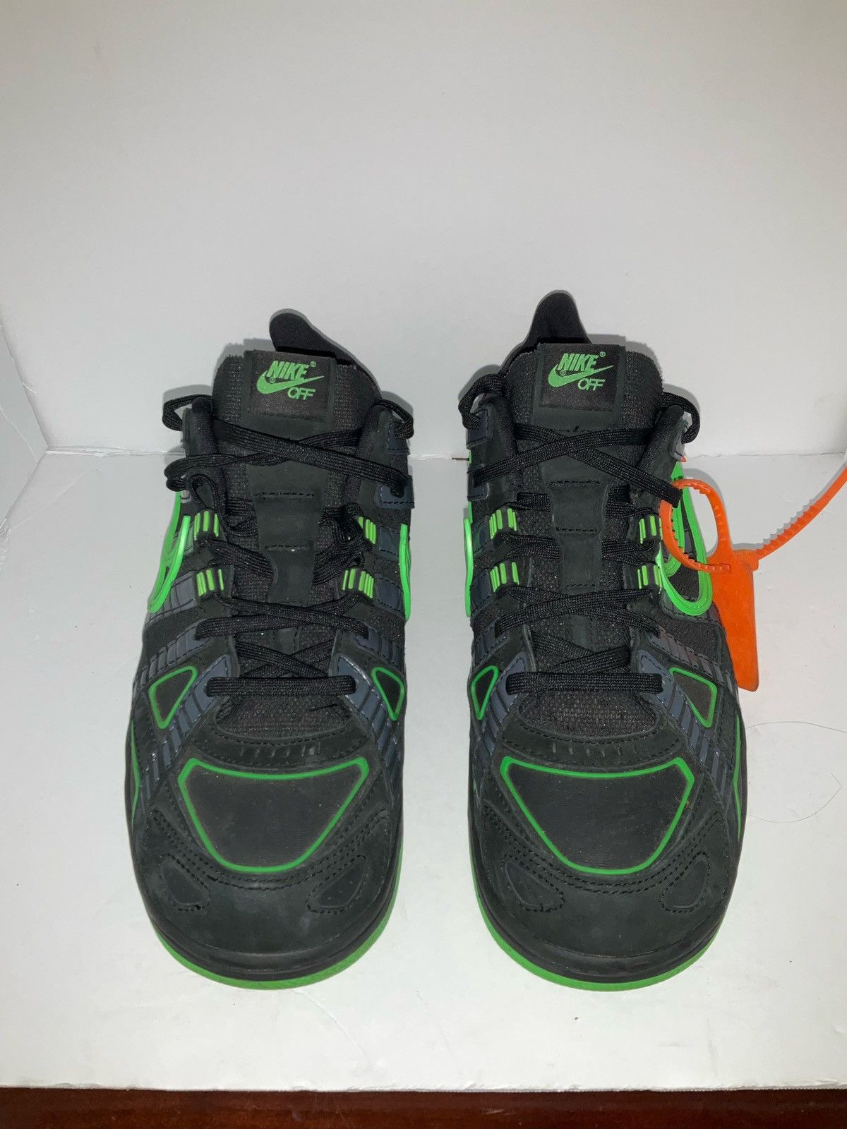 image of Off White Rubber Dunk Shoes in Black, Men's (Size 11)