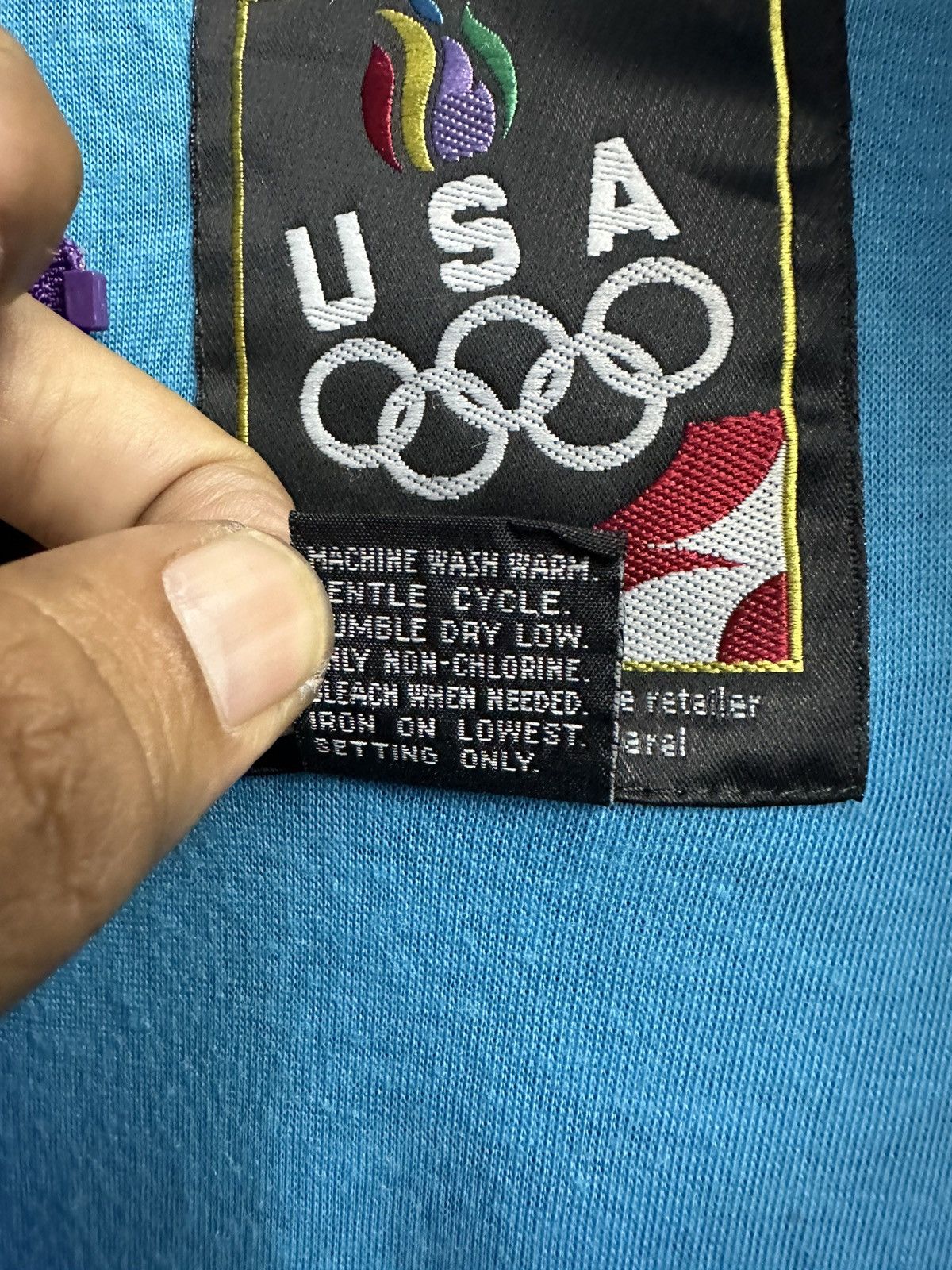 Sports Specialties Vintage Usa Olympic Jc Penny Nylon Zipper Jacket Z07 Size US L / EU 52-54 / 3 - 11 Thumbnail