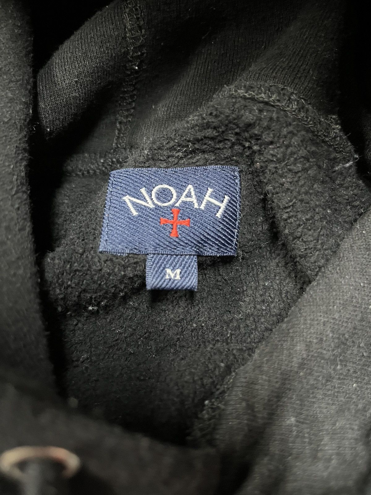 Noah Noah Rose Logo Hoodie FW19 Black Pre-Owned Size US M / EU 48-50 / 2 - 4 Thumbnail