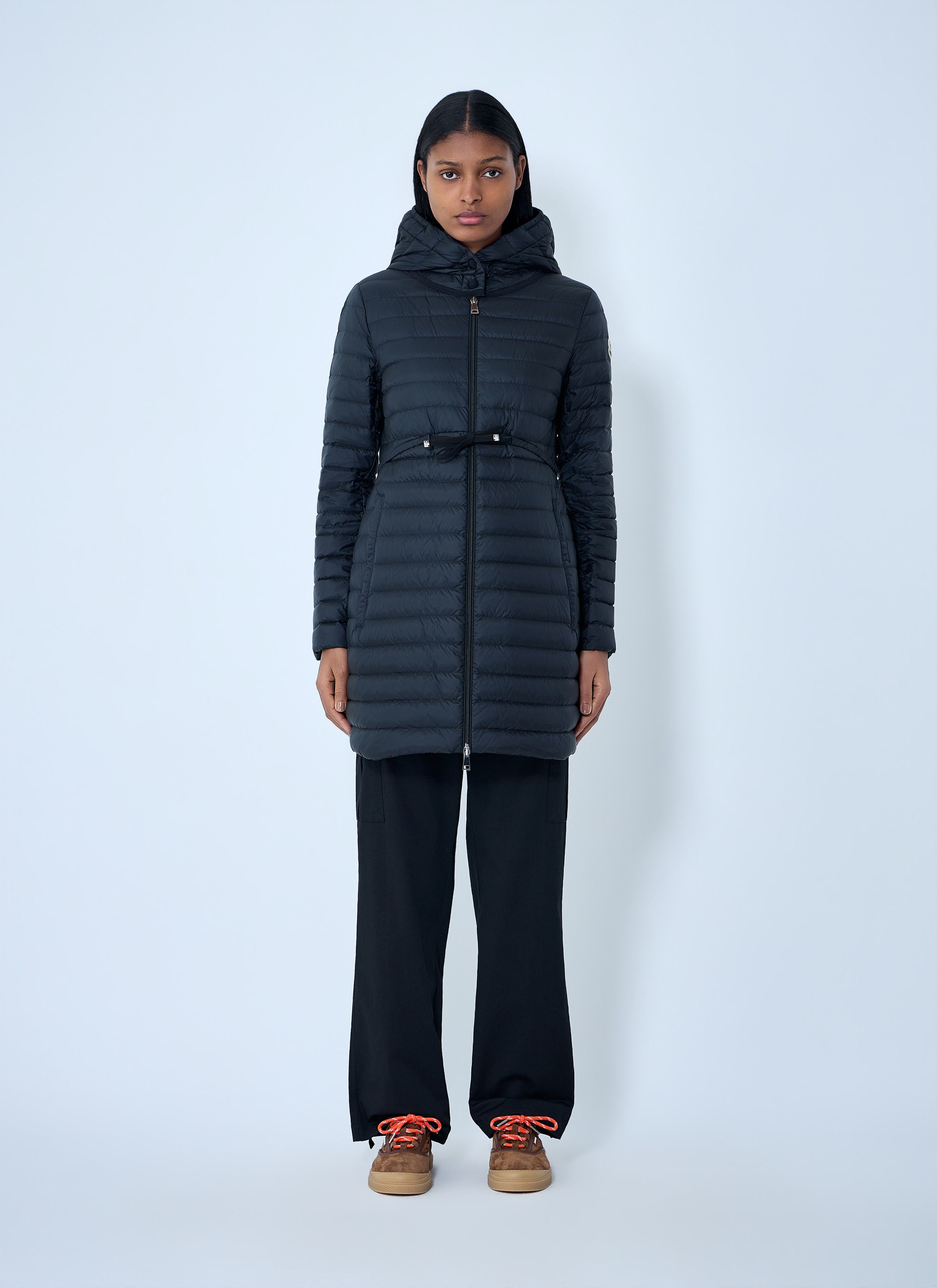Moncler Barbel Long Parka Coat Size XXS / US 00 / IT 34 - 1 Thumbnail